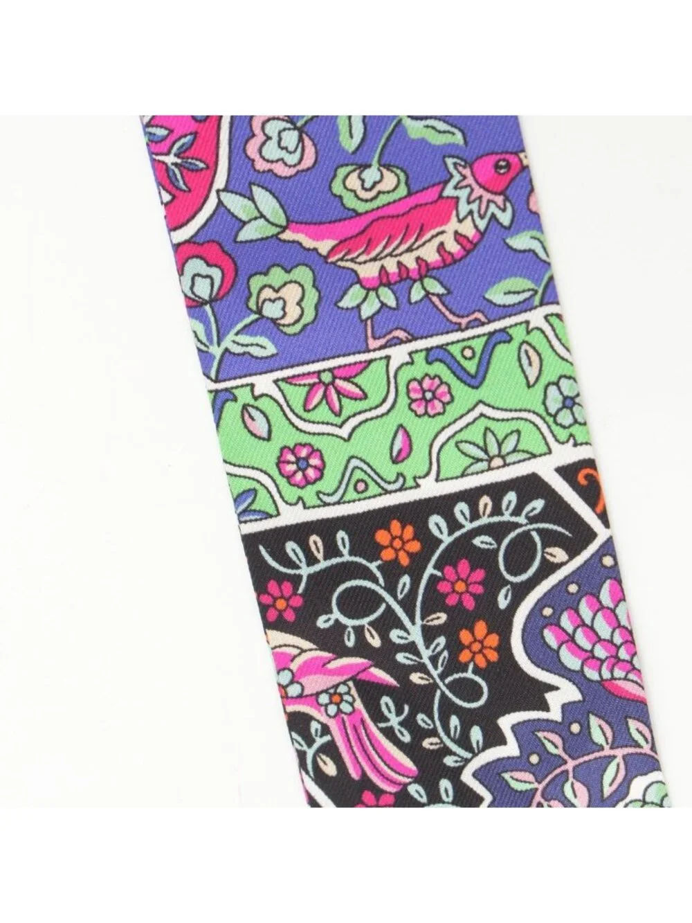 ★SOLD★ Hermes Twilly Au Pays Des Oiseaux in the Land of Flowering Birds Silk - Picture 5 of 8